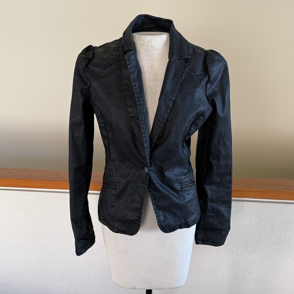 INC International Concepts Black Blazer